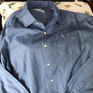 Tommy Bahama, Blue, Long Sleeve, X-Large